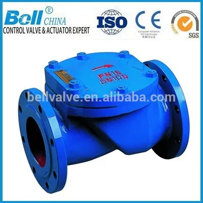 High quality swing flanged type check valve 6 inch