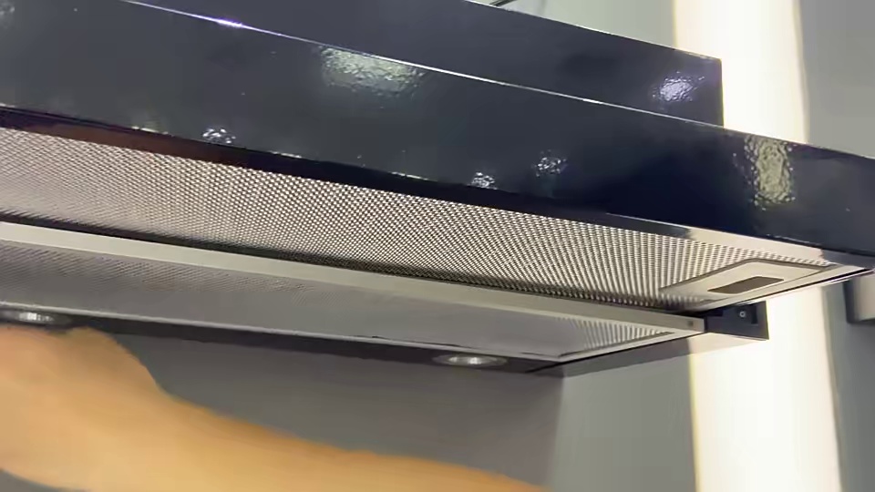 Factory price  60cm China Supplier Matt Black Under-Cabinet Range Hood Cooker Hood Gesture Control Exhaust Chimney
