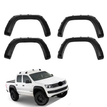 4x4 ABS Rivet Style Fender Flare Smooth Mat Black for VW AMAROK 2010-2019 4 Doors