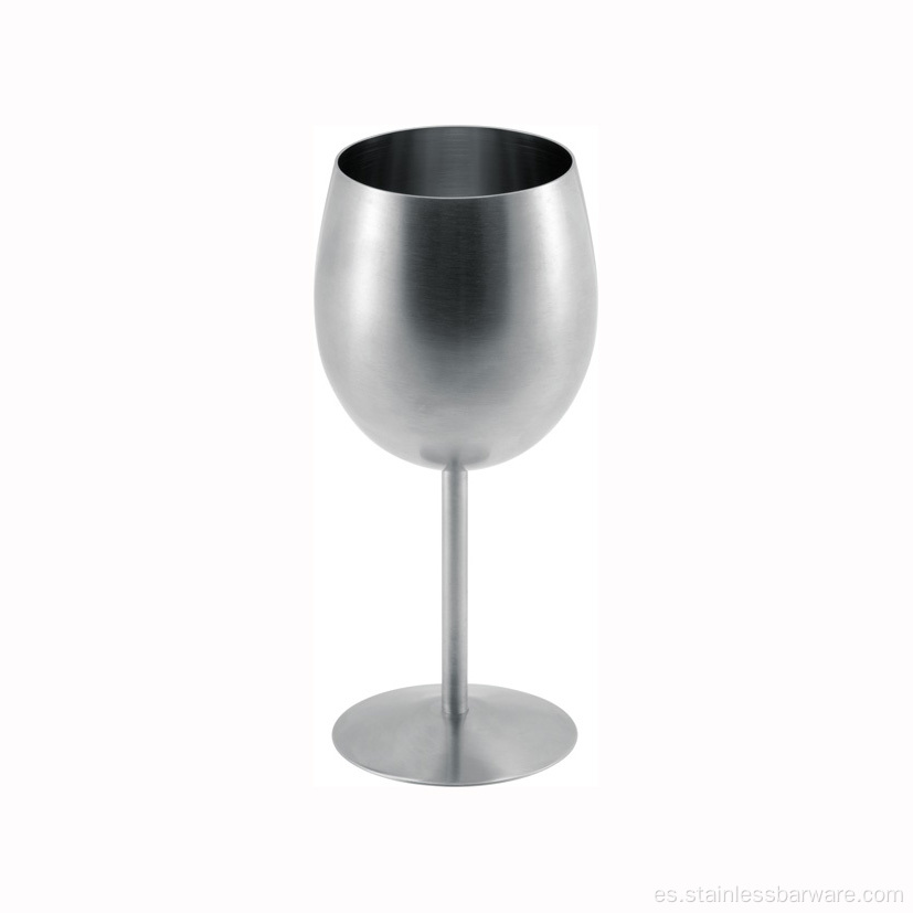 Copa de champán de copa de acero inoxidable con espejo de 12 oz