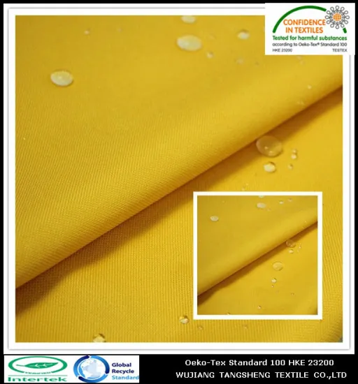 100% Recycled PET polyester 300d waterproof oxfod fabric for bags / coated oxford fabric