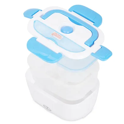 Electric 2-in-1 Food Grade Plastic Heating Rice Storage Lunch Box