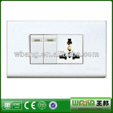 Fashion Double Gang Socket Wall Switch