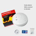 White Round Home Alarm System Smoke Detector for Home Safety