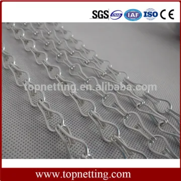 Aluminum anodized decorative metal fly screen chain door curtain