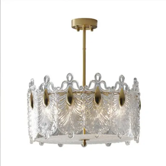 INSHINE Bright Crystal Brass Aesthetically Pendant Light