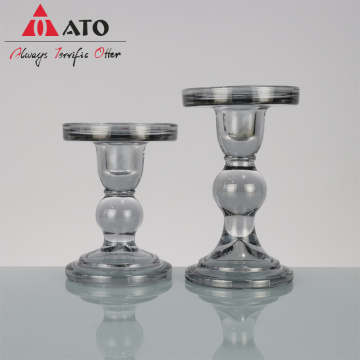 ATO INS French Simple Roman Glass Candlestick Decoración