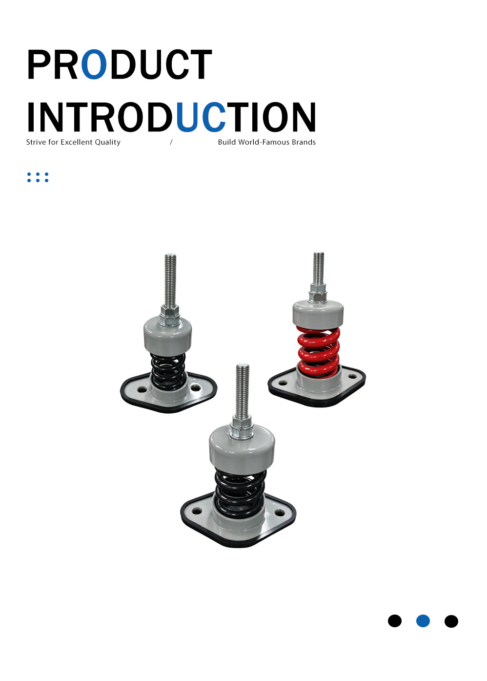 JD Type Damping Spring Vibration Isolator