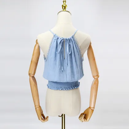 Tunic Lace Sleeveless Shirt