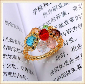 Cheap Crystal Ring Plastics,Handmade Jewelry Wholesale