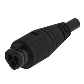PV cable side, male connector, device connector, 3 poles, male, crimp connection, 250V/10A