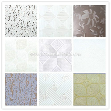 Grid Ceiling Tile Shape and Ceiling Tiles Type building material pvc gypsum false ceiling
