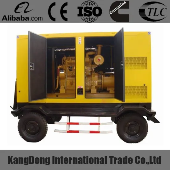 250kva volvo trailer silent type diesel generators