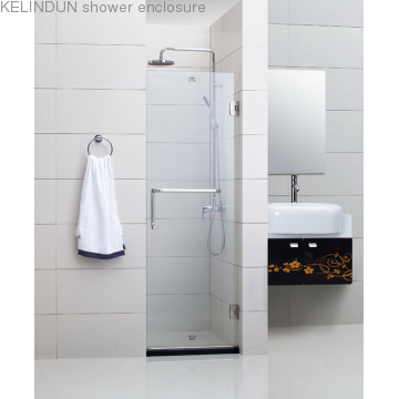 Frameless pivot shower door WLP-001