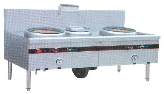 Cooking range, 2-burner & 1-warmer