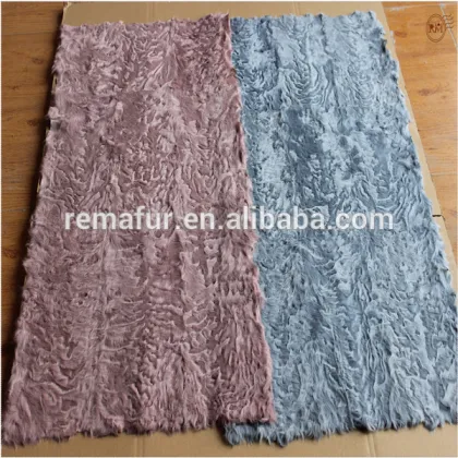 Soft Silky Lamb Fur Curly Sheep Fur