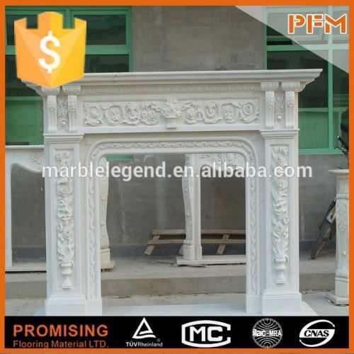 Chinese interesting marble cherubs fireplace mantel