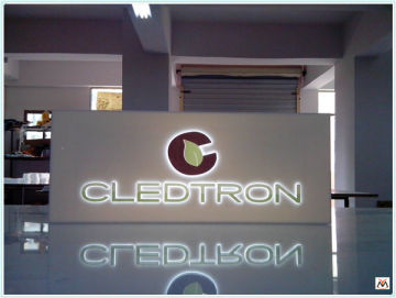 acrylic logo box,acrylic LED board,white acrylic logo sign