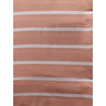 pink stripe yarn dyed polyster fabric