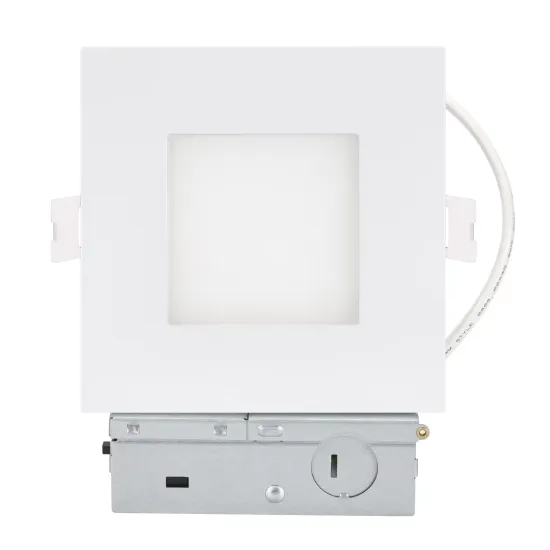 4 Inch 9W LED Square Recessed Slim Pot Light 810lm ETL Listed Indoor Panel