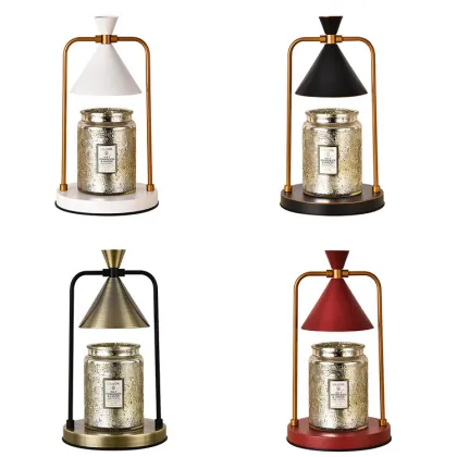 Nordic Retro Table Lamp: Aromatherapy Candle Dimmer