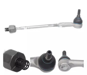 Complete tie rod end assembly steering