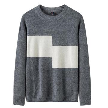 Pull colorblock pour hommes sur mesure