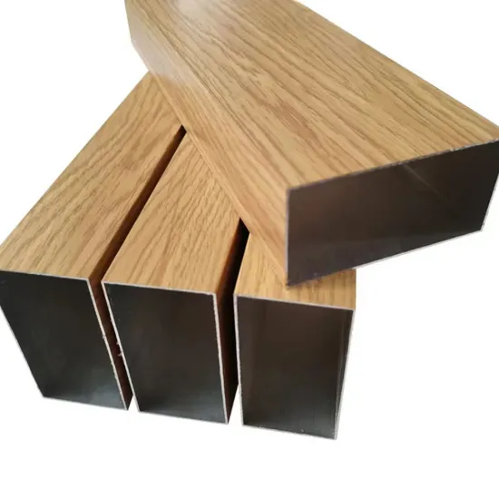 High Cost Performance Professional Aluminum Extrusion Mould with Wood Grain Thermal Transfer Printing Surface Finish