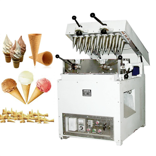 Machine de biscuits à cornet glacée industrielle en forme de forme industrielle