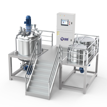 Customized Zhitong Fixed Type Vacuum Emulsifying Mixer for New Body Lotion Production