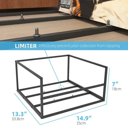 Metal Solid Steel Detachable Vinyl Record Album Storage Rack and CD Holder: Organizing Your Music Collection