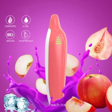 Gred boleh dicas semula A 400mAh Peach Ice Vape