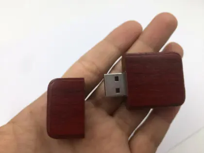 Carausb custom Mahogany usb drives redwood flash memory sticks