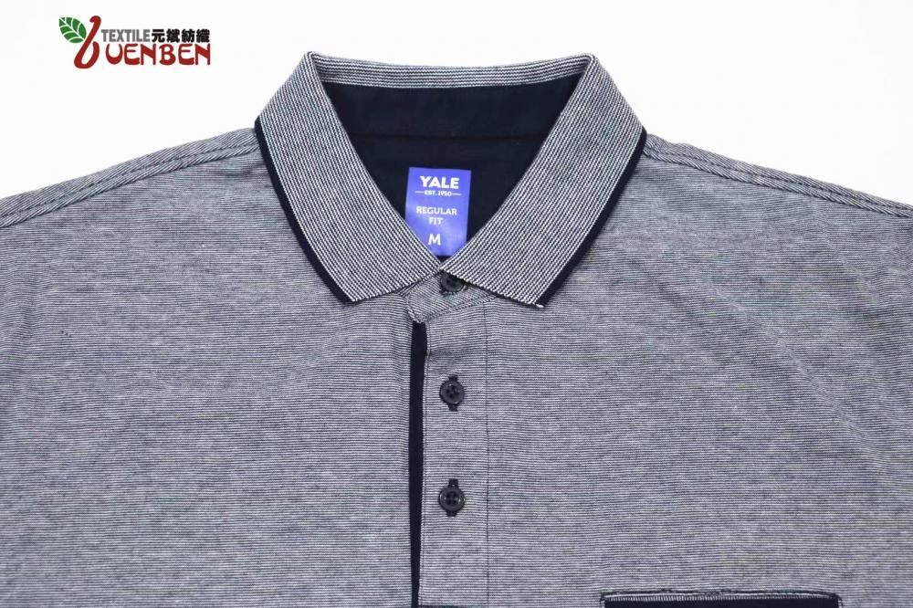 Polo YD Rayé Pour Homme Avec Poche