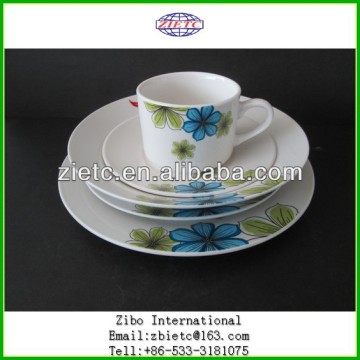 bulk personalized porcelain dinner sets for promotional with decal