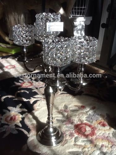 Wedding Crystal Tealight Candelabra