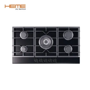 Chinese Hob Supplier: 36 Inch 8mm Tempered Glass Gas Stove with 5 Burners