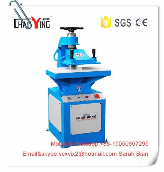 Hydraulic leather/plastic/foam/eva/rubber die press cutting machine