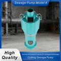 Bomba de aguas residuales de acero inoxidable con mecanismo de corte