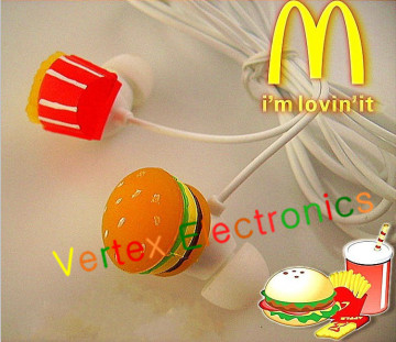 VE-031 Mcdonald's Hamberger Earphone