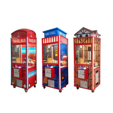 Coin-Operated Mini House Claw Machines: Grabbing Plush Toys & Baby Vending Fun