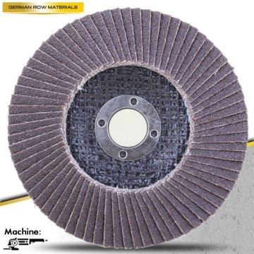 5'' 125x22mm grit 80# flap disc