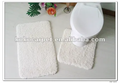 super soft bath mat, 2 pieces bath mat, microfiber bath mat