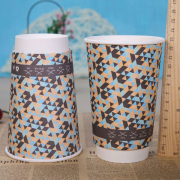 16 oz Eco-friendly Good Printing hot tea and coffee Paper Cups from Dongguan Manufacturer
