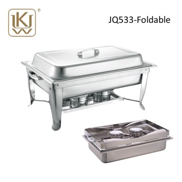 9L Stainless Steel Economy Oblong Chafer/Food Warmer (JQ533)