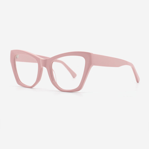 Bevelling Cat eye Acetate Female Optical Frames 23A3184