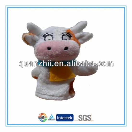 Cow finger puppet with high quality