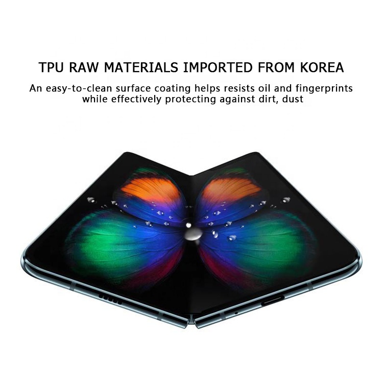 Oleophobic waterproof folding screen protective film for Samsung Galaxy Fold