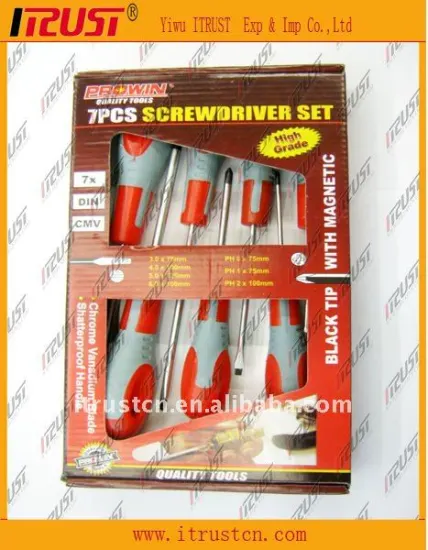 7pcs screwdriver set