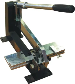 Manual Rule Hole Operated Metal Die Cutting Hand Punching Notching Machine
